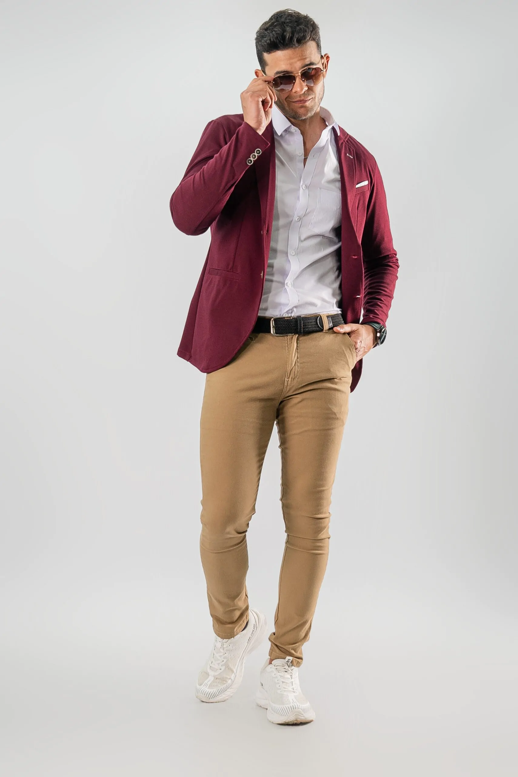 Blazer Boss Vinotinto Slim Fit