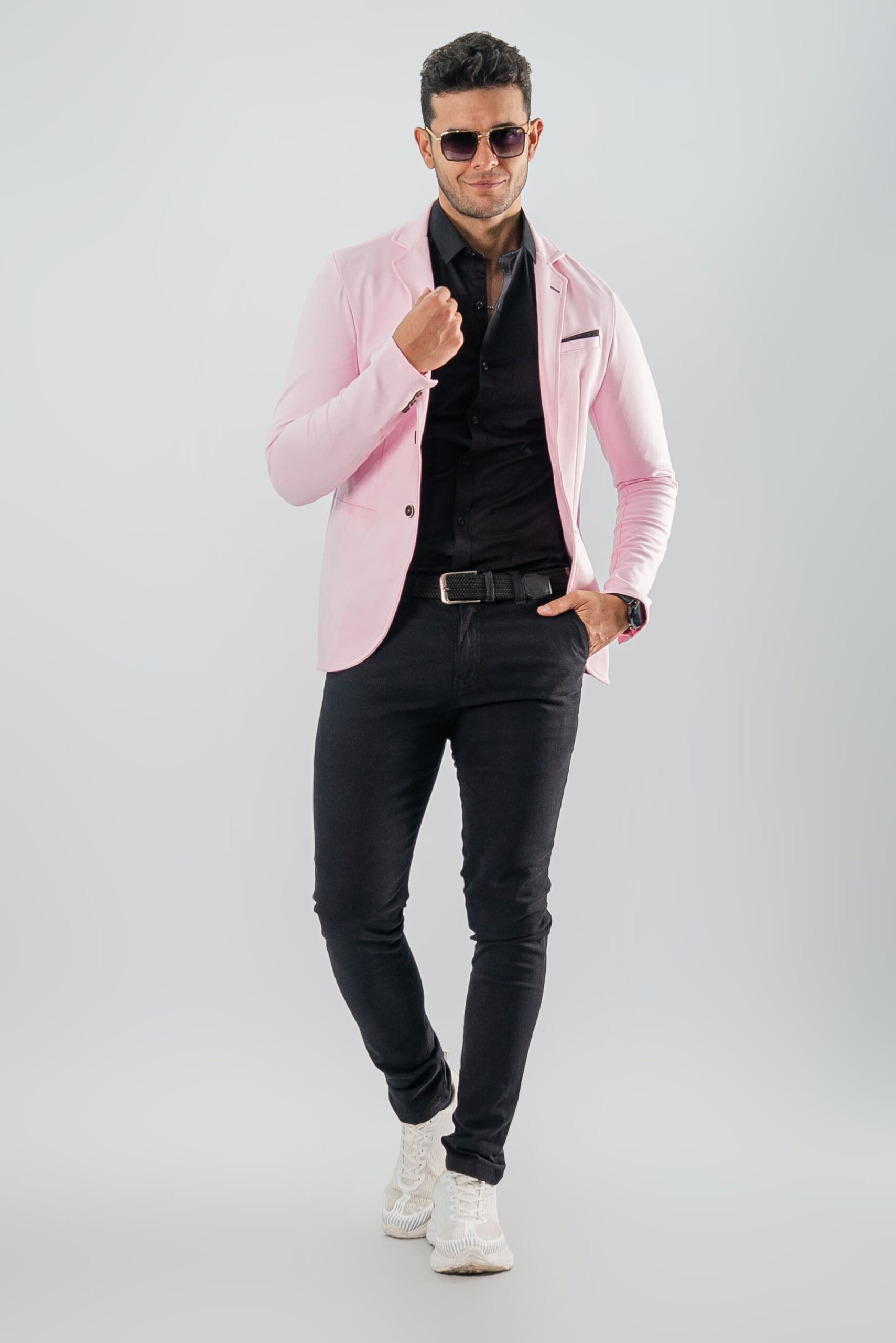 Blazer Boss Rosado Slim Fit