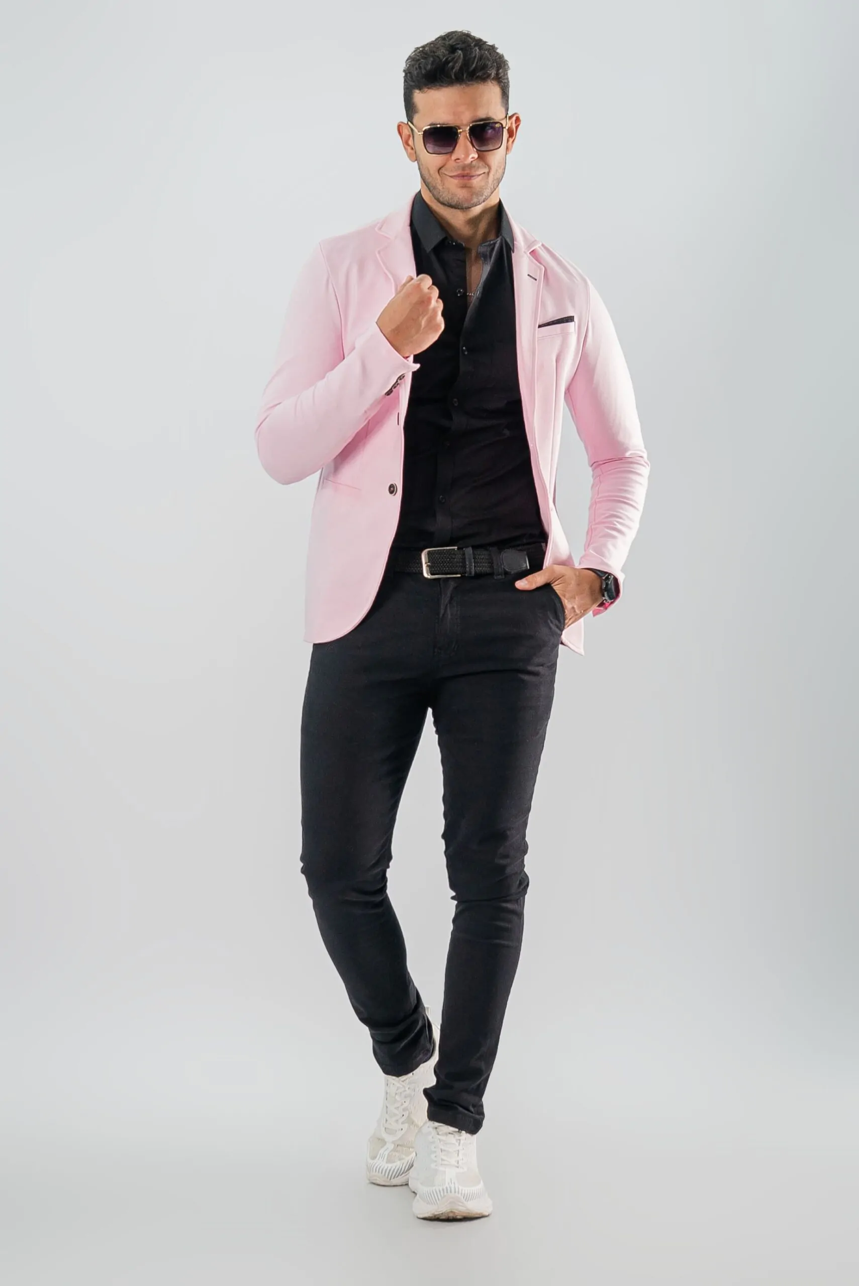Blazer Boss Rosado Slim Fit