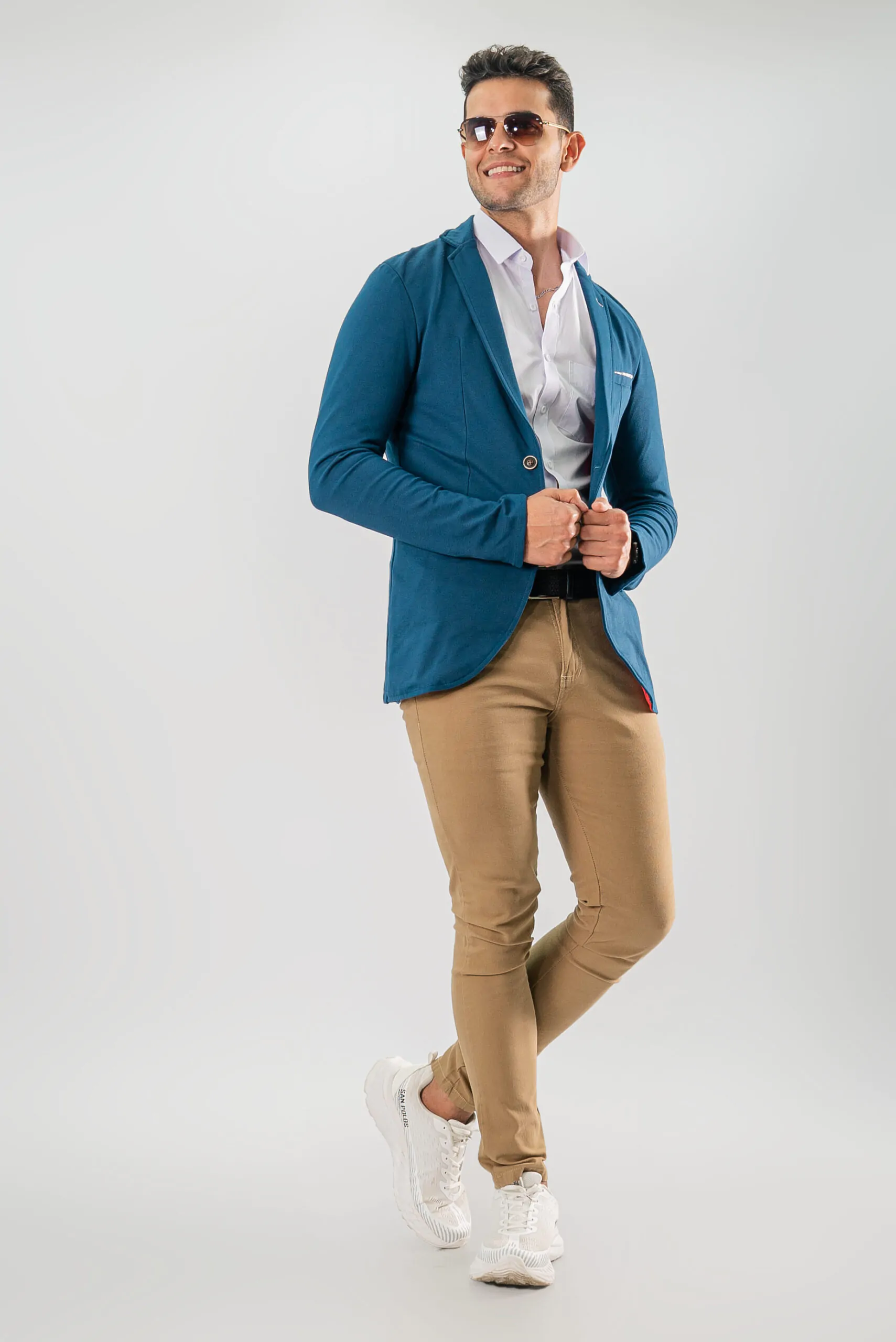 Blazer Boss Azul Petroleo Slim Fit