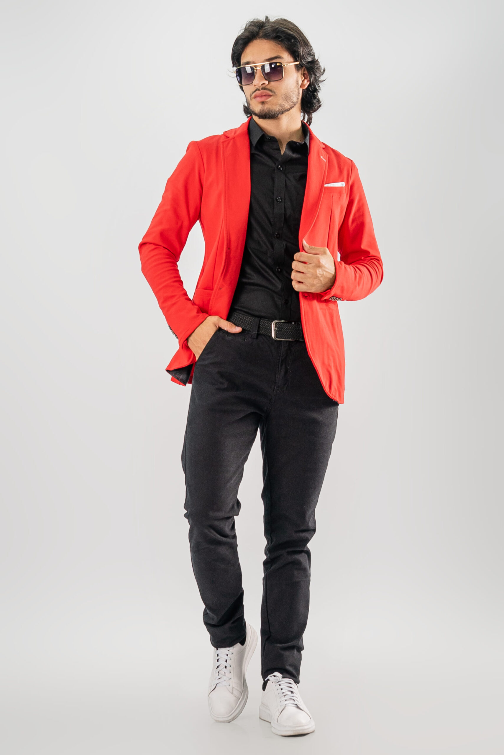 Blazer Boss Rojo Slim Fit